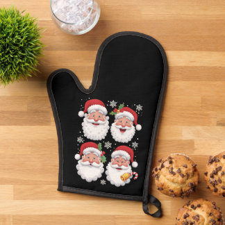 Retro Santa Kerstcadeau Kerstmis Matching Familie Ovenwant