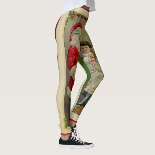 RETRO SANTA-Leggings Leggings (Rechts)