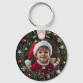  Retro Santa Sleutelhanger (Achterkant)