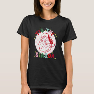 Retro Santa Tis het seizoen T-shirt