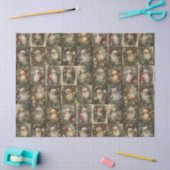 Retro Santa & Victorian Christmas Collage Tissuepapier (Craft)