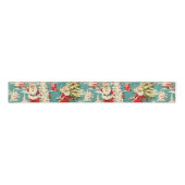 Retro Santa Wonderland 2 Grosgrain Lint (Voorkant)