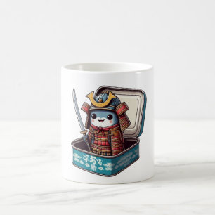 Retro Sardine Samurai Krijger Mok