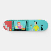Retro Saturday Morning Skateboard (Horz)