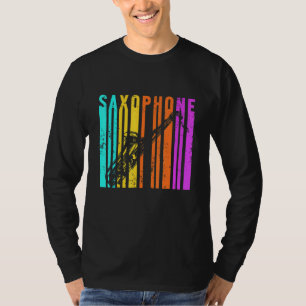 Retro Saxofoon  Saxofonist Jazzband Musi T-shirt