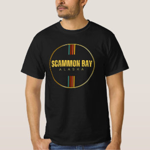 Retro Scammon Bay stad alaska staat 70s AK T-shirt