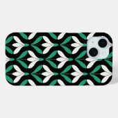 Retro Scandi Mid Century Modern Sneeuwdruppelpatro Case-Mate iPhone Case (Achterkant (horizontaal))