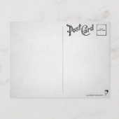 Retro Scary Witch Briefkaart (Achterkant)