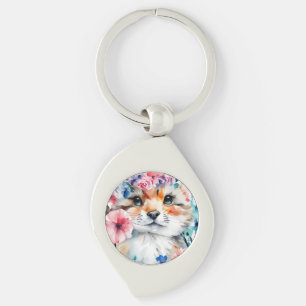  retro schattig ontwerp voor kinderen sleutelhanger
