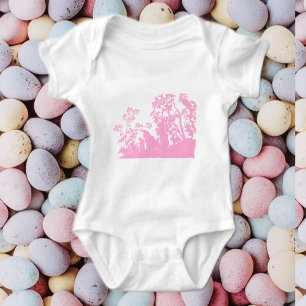 Retro Schattige Dieren Pasen Romper
