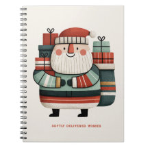 Retro Schattige Kerstman Vakantie Cadeaus