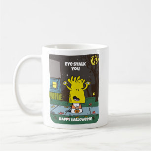Retro Schattige Monster Halloween Mok