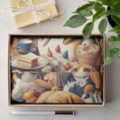 Retro Schattigee Beagle Illustratie Tissuepapier (Geschenk)