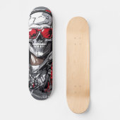 Retro Schedel Skateboard (Voorkant)
