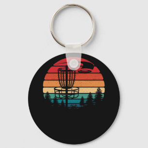 Retro  schijf Golf Frolf Flying Disk Sport Sleutelhanger