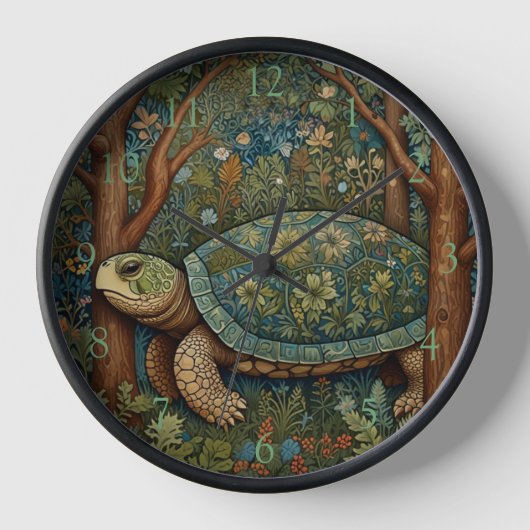  retro schildpad Boheemse Boho Woodland (Voorkant)
