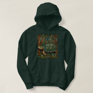 retro schildpad Boheemse Boho Woodland Hoodie