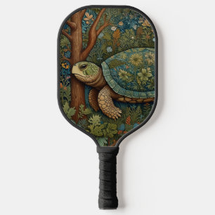  retro schildpad Boheemse Boho Woodland Pickleball Paddle