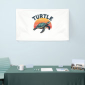 Retro schildpad T-shirt Spandoek (Beurs)