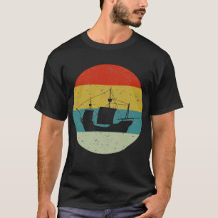 Retro  schip t-shirt