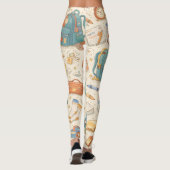 Retro School Morning Chaos Leggings (Dos)