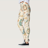 Retro School Morning Chaos Leggings (Gauche)