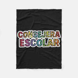Retro Schoolbegeleider Luipaard Decaan Fleece Deken