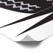 Retro schoolbus  geel poster (Hoek)