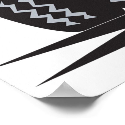 Retro schoolbus geel poster (Hoek)