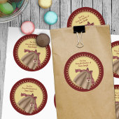 Retro Schort Kitchen Sticker