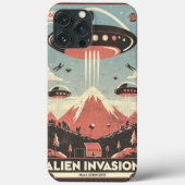Retro Sci-Fi Adventure coque iphone 🚀 👽 (Verso)