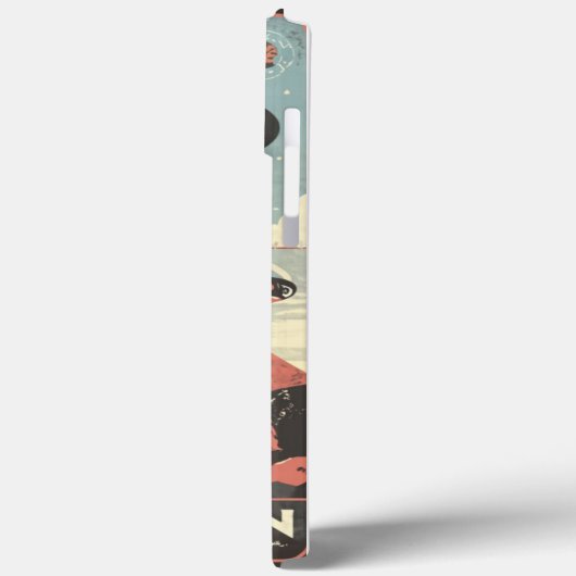 Retro Sci-Fi Adventure coque iphone 🚀 👽 (Verso / Gauche)