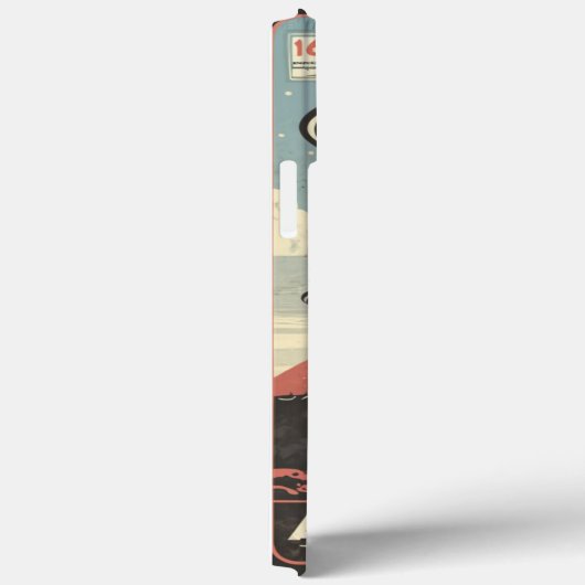 Retro Sci-Fi Adventure coque iphone 🚀 👽 (Verso / Droite)