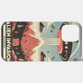 Retro Sci-Fi Adventure coque iphone 🚀 👽 (Verso (horizontal))
