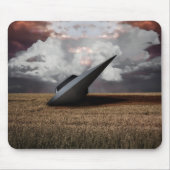 Retro Sci - fi. Crashed UFO Muismat (Voorkant)