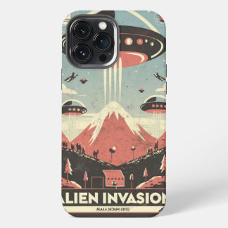 Retro Sci-Fi iPhone Hoesje voor Avontuur 🚀👽 iPhone 13 Pro Max Hoesje