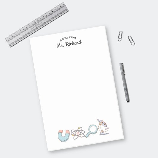 Retro Science levert wetenschapsleraar cadeau Post-it® Notes