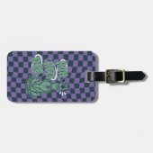 Retro Scooby "OMG" Bagagelabel (Voorkant horizontaal)