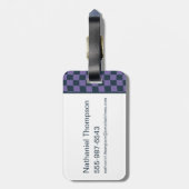 Retro Scooby "OMG" Bagagelabel (Achterkant verticaal)