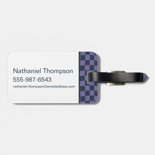 Retro Scooby "OMG" Bagagelabel (Achterkant horizontaal)