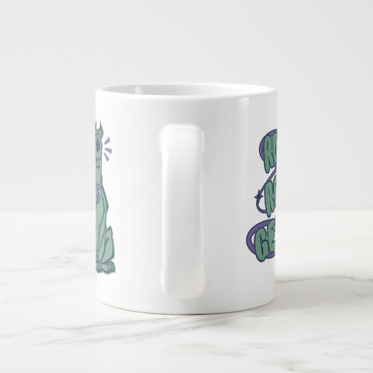 Retro Scooby "OMG" Extra Grote Beker (Achterkant)