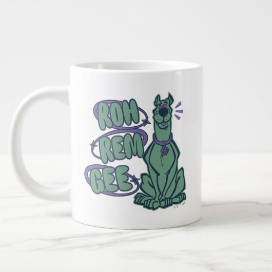 Retro Scooby "OMG" Extra Grote Beker (Links)