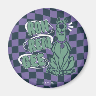 Retro Scooby "OMG" Magneet