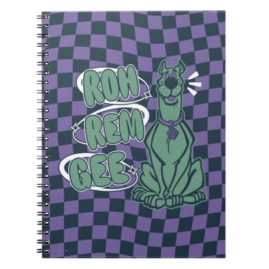 Retro Scooby "OMG" Notitieboek (Voorkant)