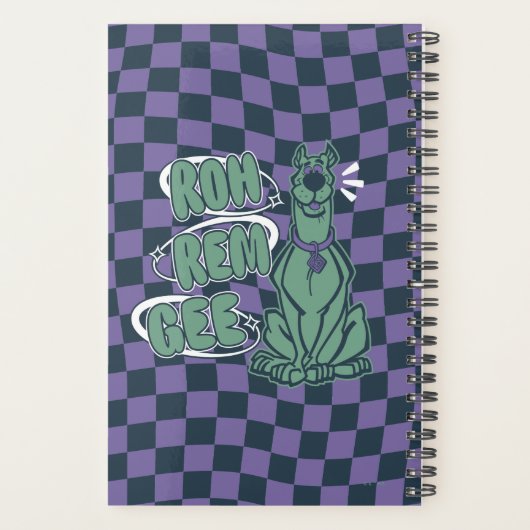 Retro Scooby "OMG" Planner (Achterkant)