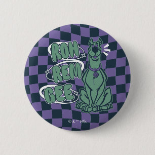 Retro Scooby "OMG" Ronde Button 5,7 Cm