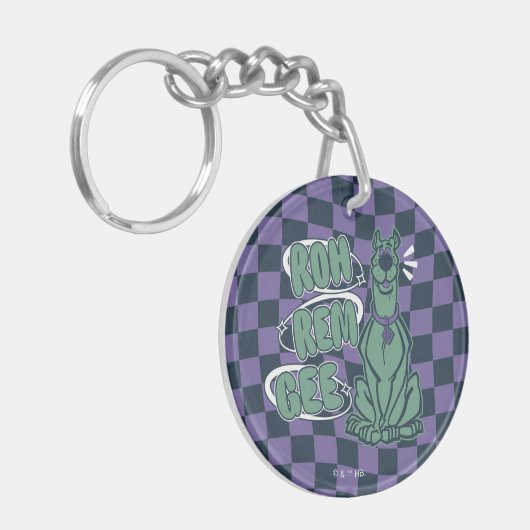 Retro Scooby "OMG" Sleutelhanger (Voorkant Links)
