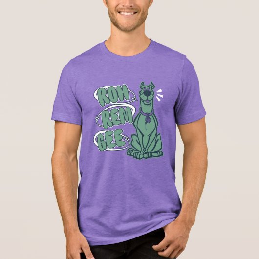 Retro Scooby "OMG" Tri-Blend Shirt (Voorkant)
