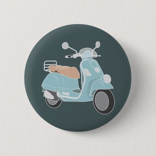 Retro Scooter-Button Ronde Button 5,7 Cm (Voorkant)