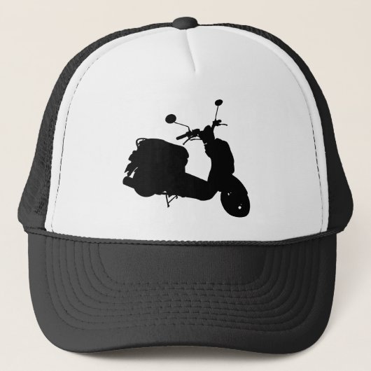 Retro Scooter Silhouette Pet (Voorkant)